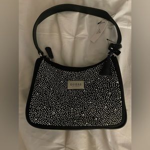 GUESS RHINESTONE SHOULDER BAG